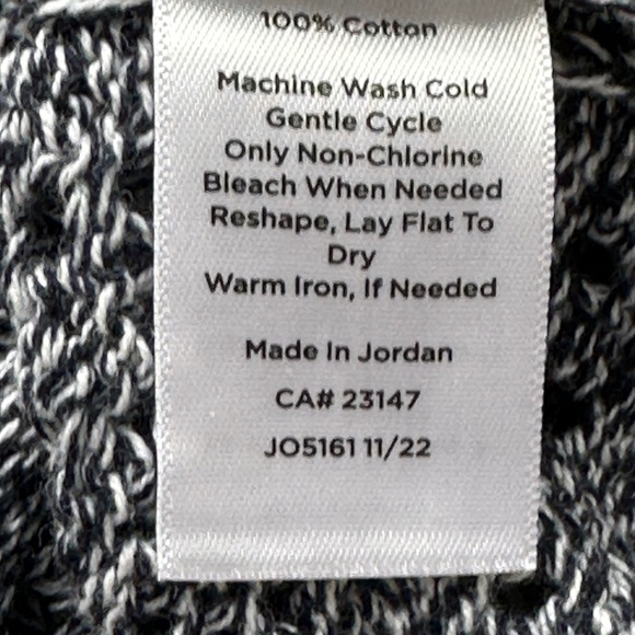 New with tag - Talbots Crew Neck Heather blue and white sweater-XL petite - Picture 6 of 9